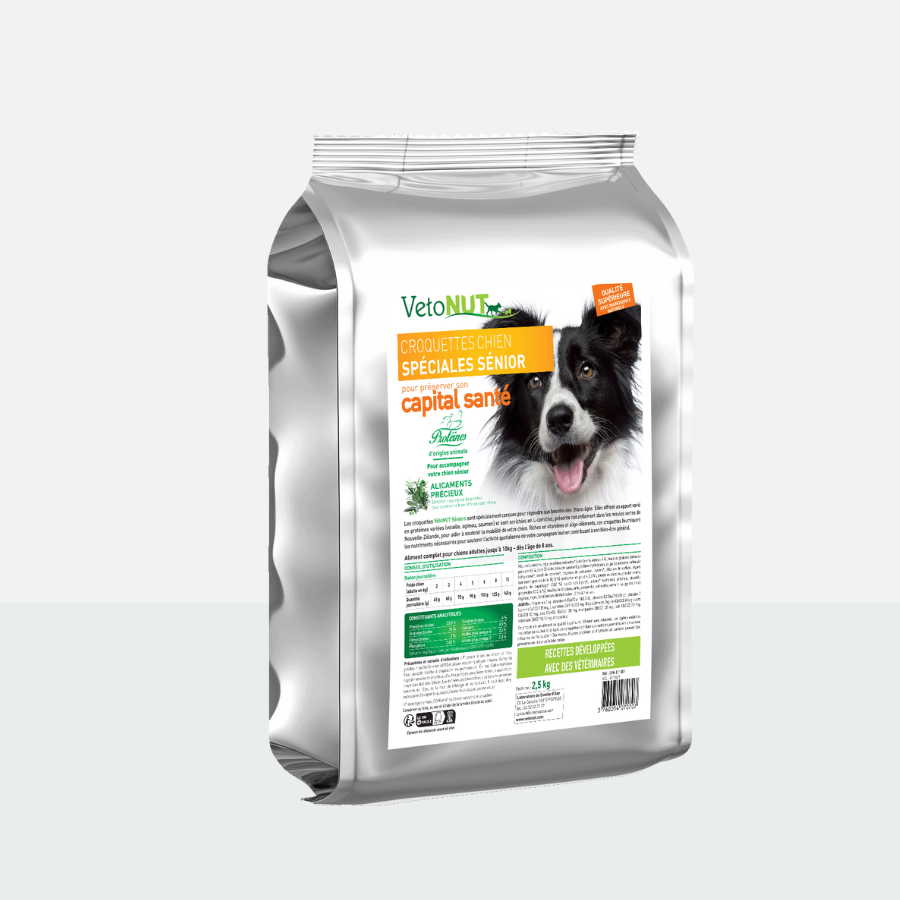 Croquettes chien spécial sénior - 2.5kg