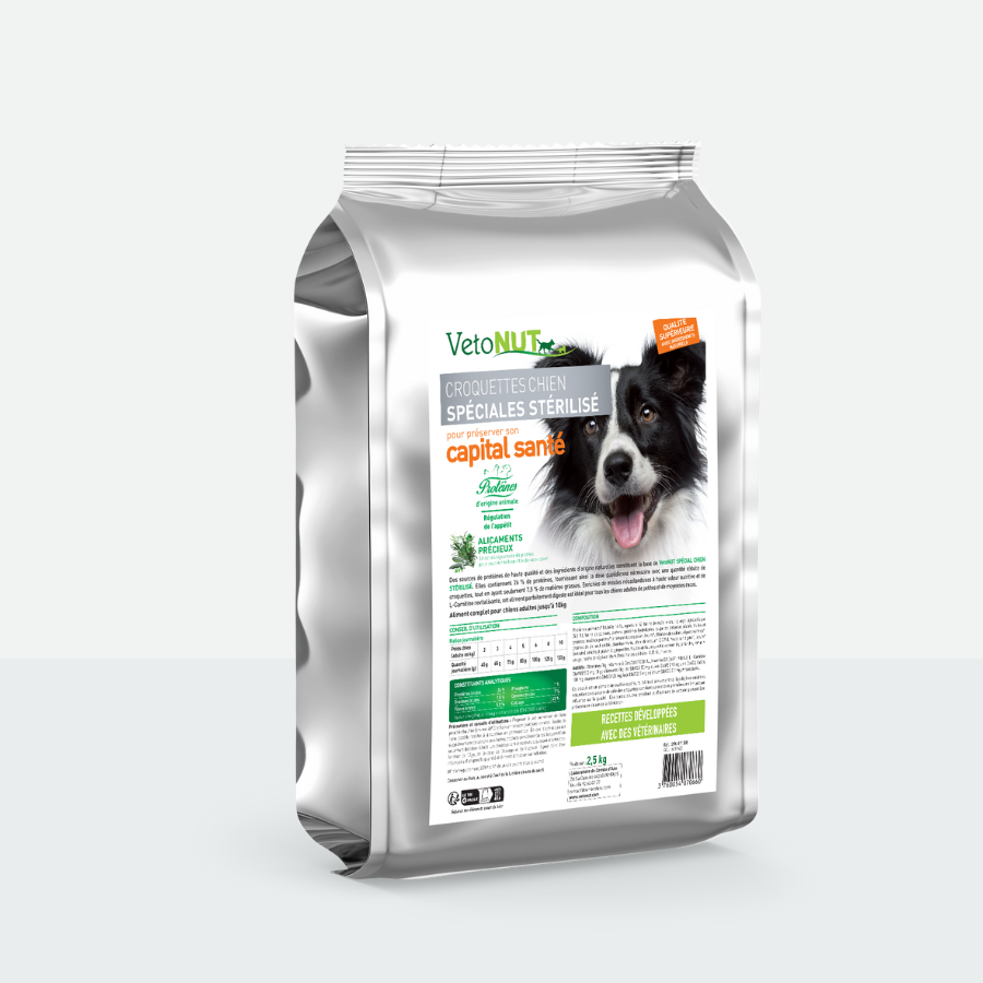 Croquettes chien spécial stérilisé surpoids - 2.5kg