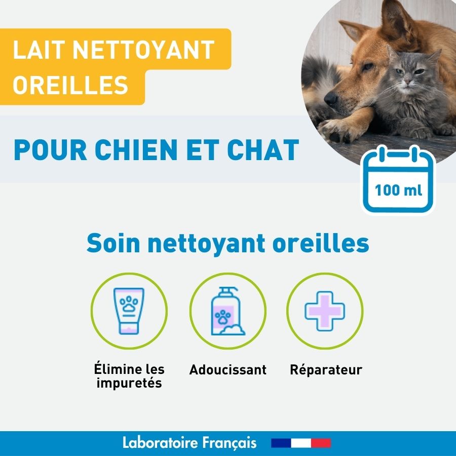 Lait nettoyant oreilles aux extraits naturels - 100 ml