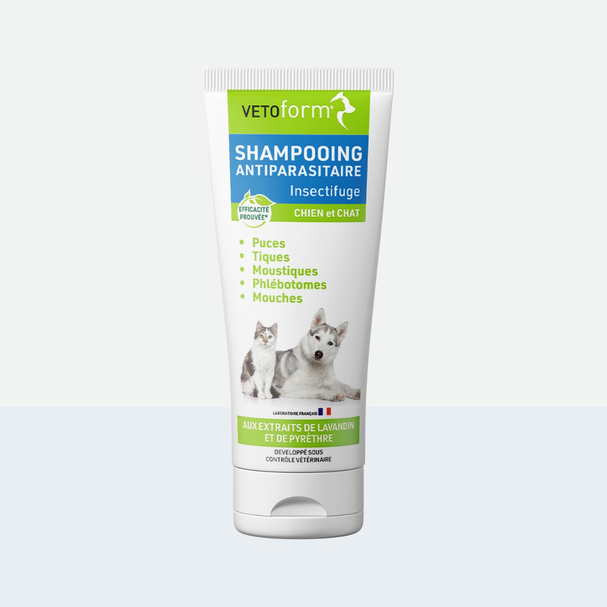 Shampooing antiparasitaire insectifuge - Chien et Chat - 200ml