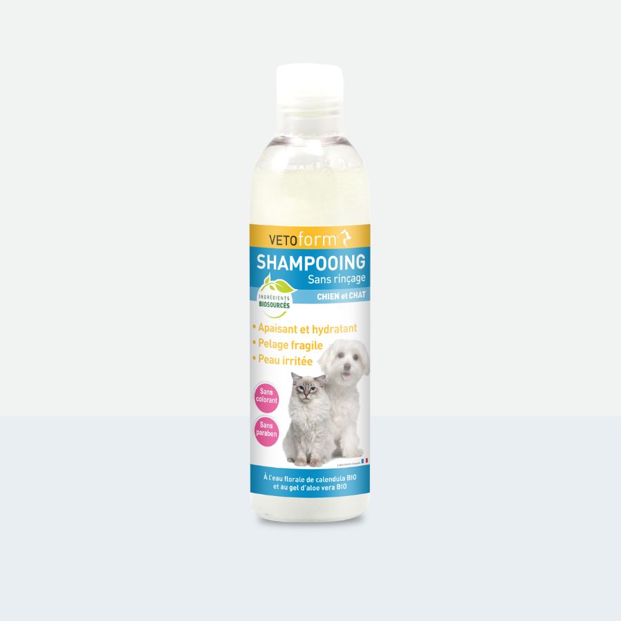 Shampooing sans rinçage chien et chat - 200ml
