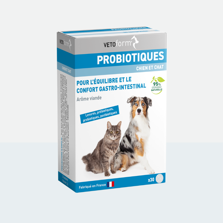 Probiotiques chien et chat - 30 comprimés