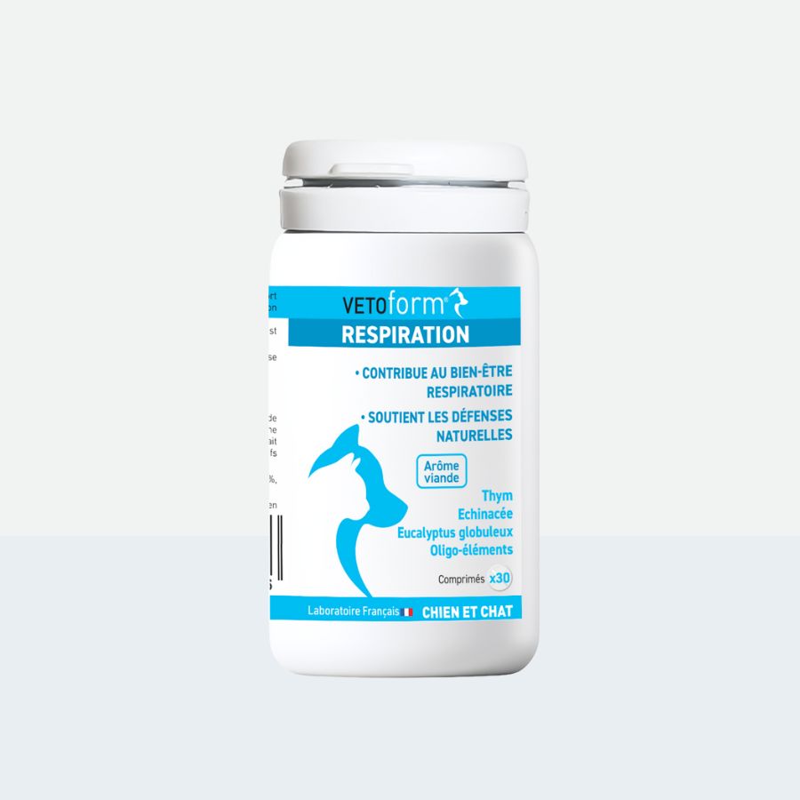 Aliment complémentaire - Respiration chat et chien - 30 comprimés