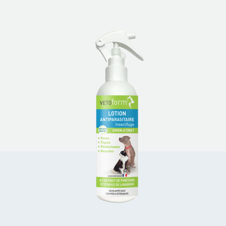 Lotion antiparasitaires chien et chat - 250 ml