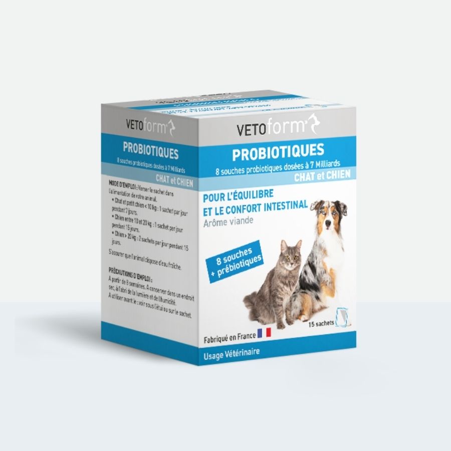 Probiotiques chien et chat - 15 sachets