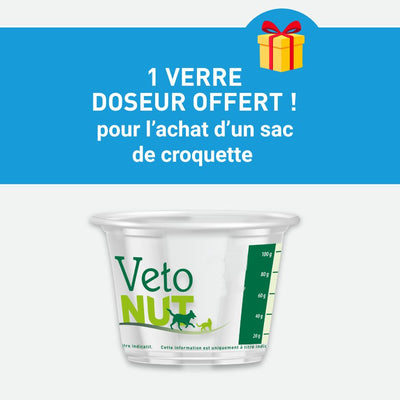 Vetonut - Verre doseur pour croquettes chiens et chats