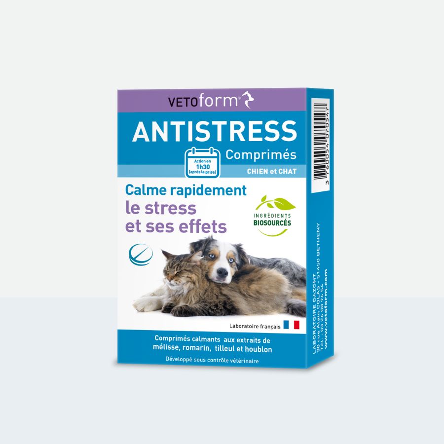 Calmants Anti-stress chien et chat - 20 cp