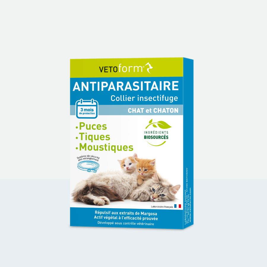 Antiparasitaire Chat et Chaton - 1 Collier