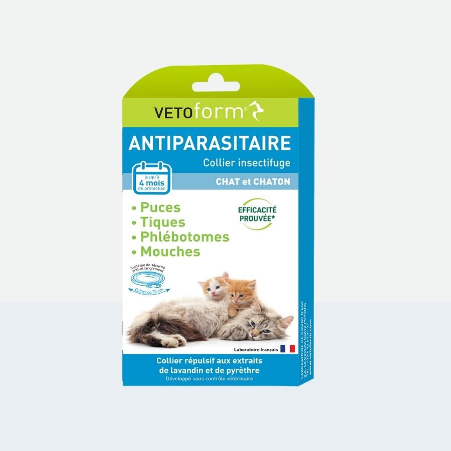 Antiparasitaire Chat et Chaton - 1 Collier