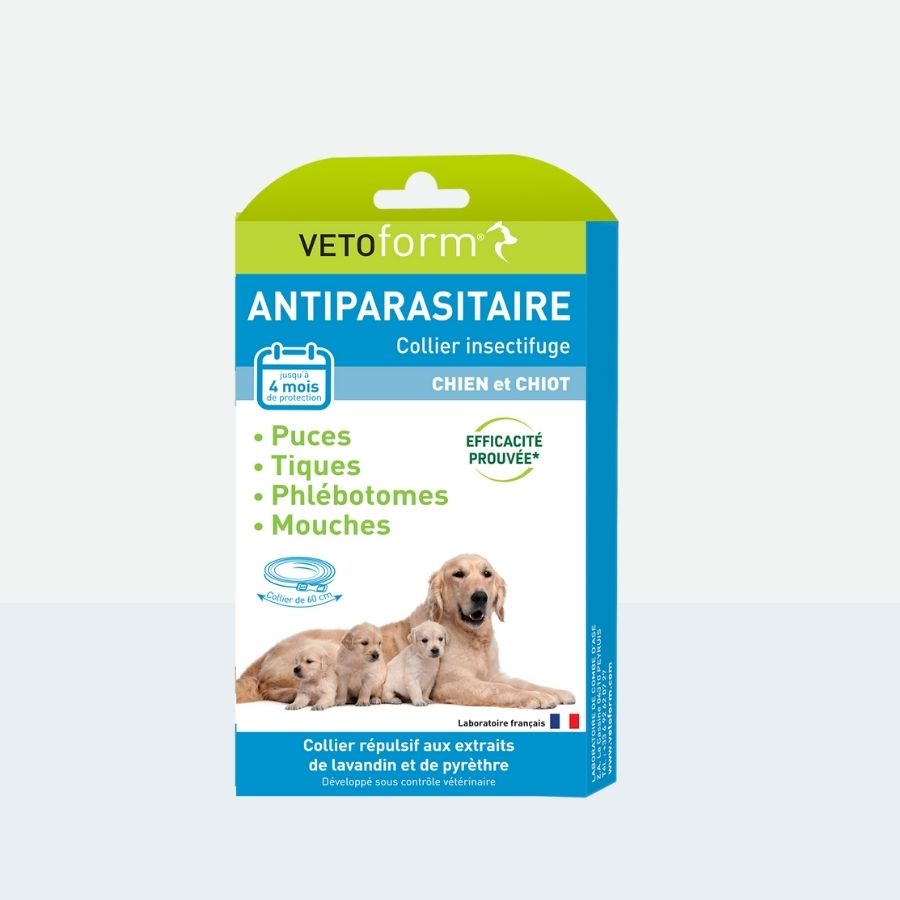Antiparasitaire chien et chiot - 1 Collier