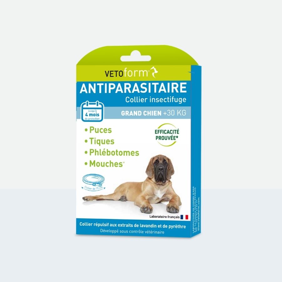 Antiparasitaire Grand chien - 1 Collier
