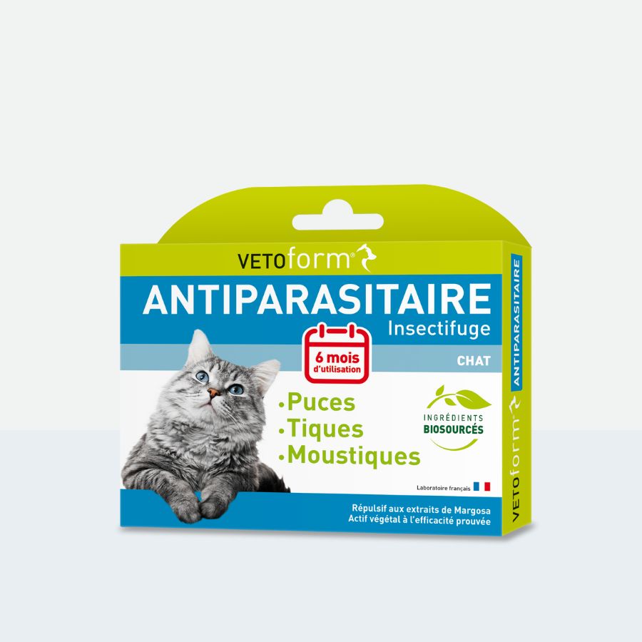 Antiparasitaire chat - 6 pipettes