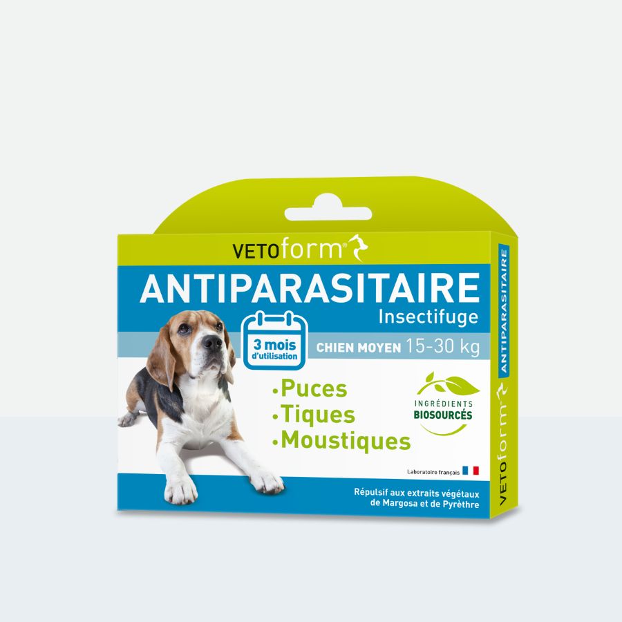 Gamme VETOpure, répulsifs antiparasitaires pour chien et chat