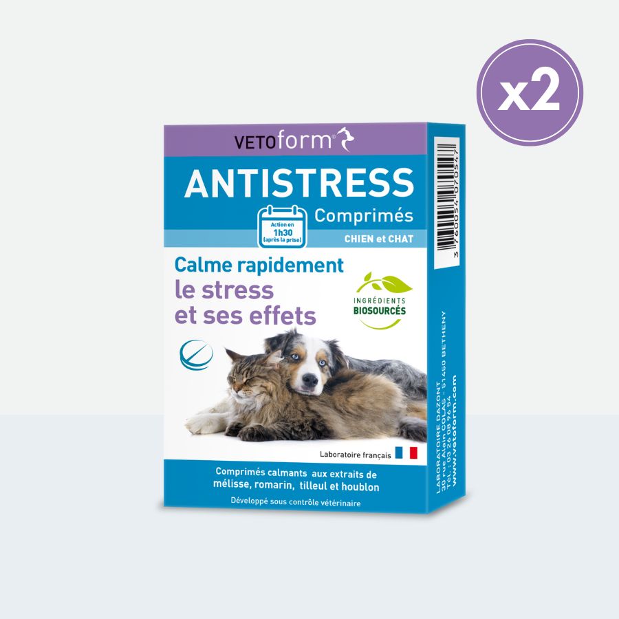 Calmant Anti-stress chien et chat - 20 cp – Vetoform